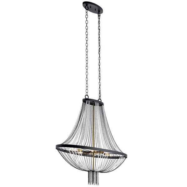 Kichler Lighting Alexia 36 Inch Cage Pendant Alexia - 52048BKT - Traditional