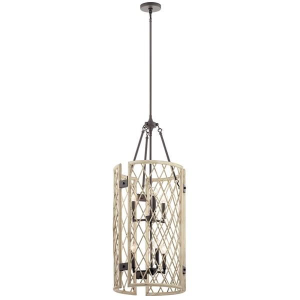 Kichler Lighting Oana 15 Inch Cage Pendant Oana - 52079WWW - Transitional