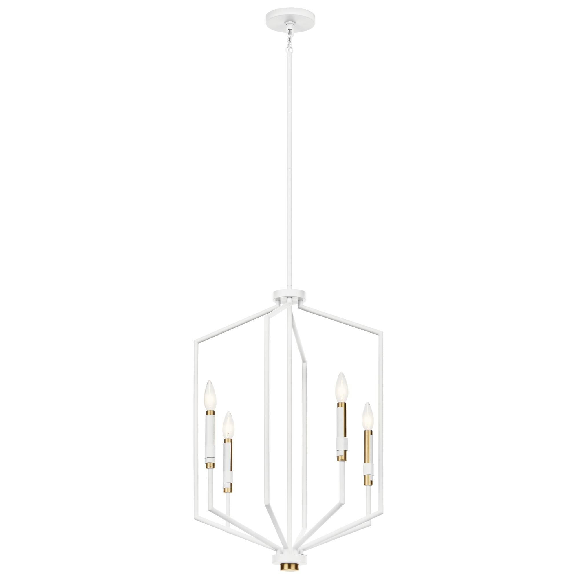 Kichler Lighting Armand 19 Inch Cage Pendant Armand - 52351WH - Transitional