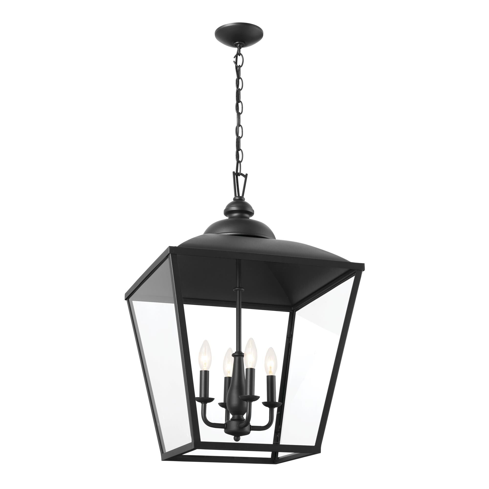 Kichler Lighting Dame 18 Inch Cage Pendant Dame - 52475BKT - Transitional