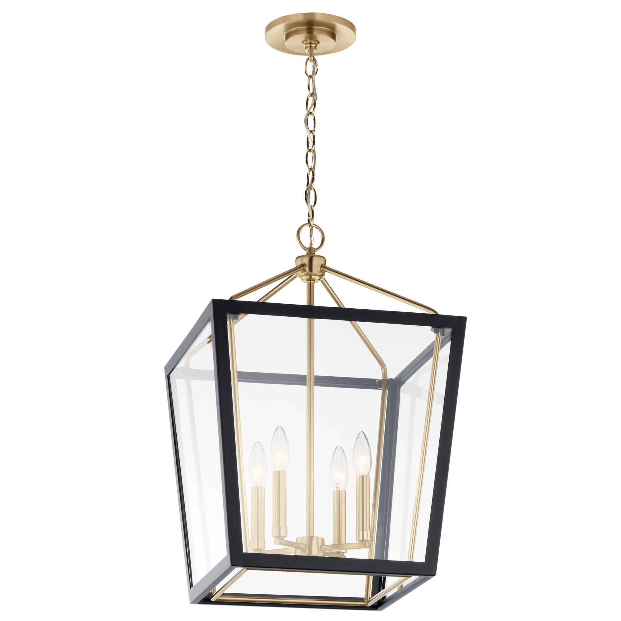Kichler Lighting Delvin 16 Inch Cage Pendant Delvin - 52619CPZBK - Traditional
