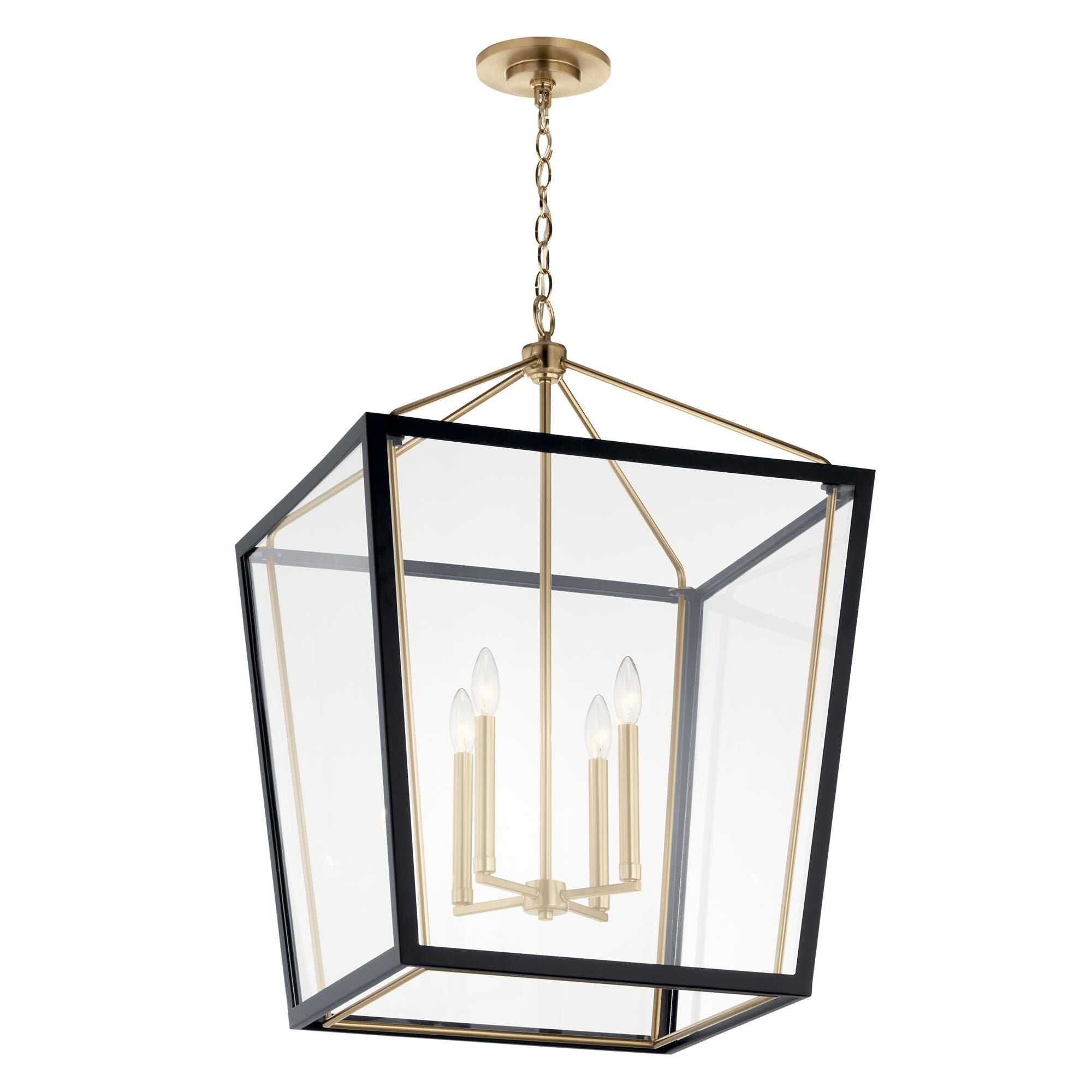 Kichler Lighting Delvin 22 Inch Cage Pendant Delvin - 52620CPZBK - Traditional