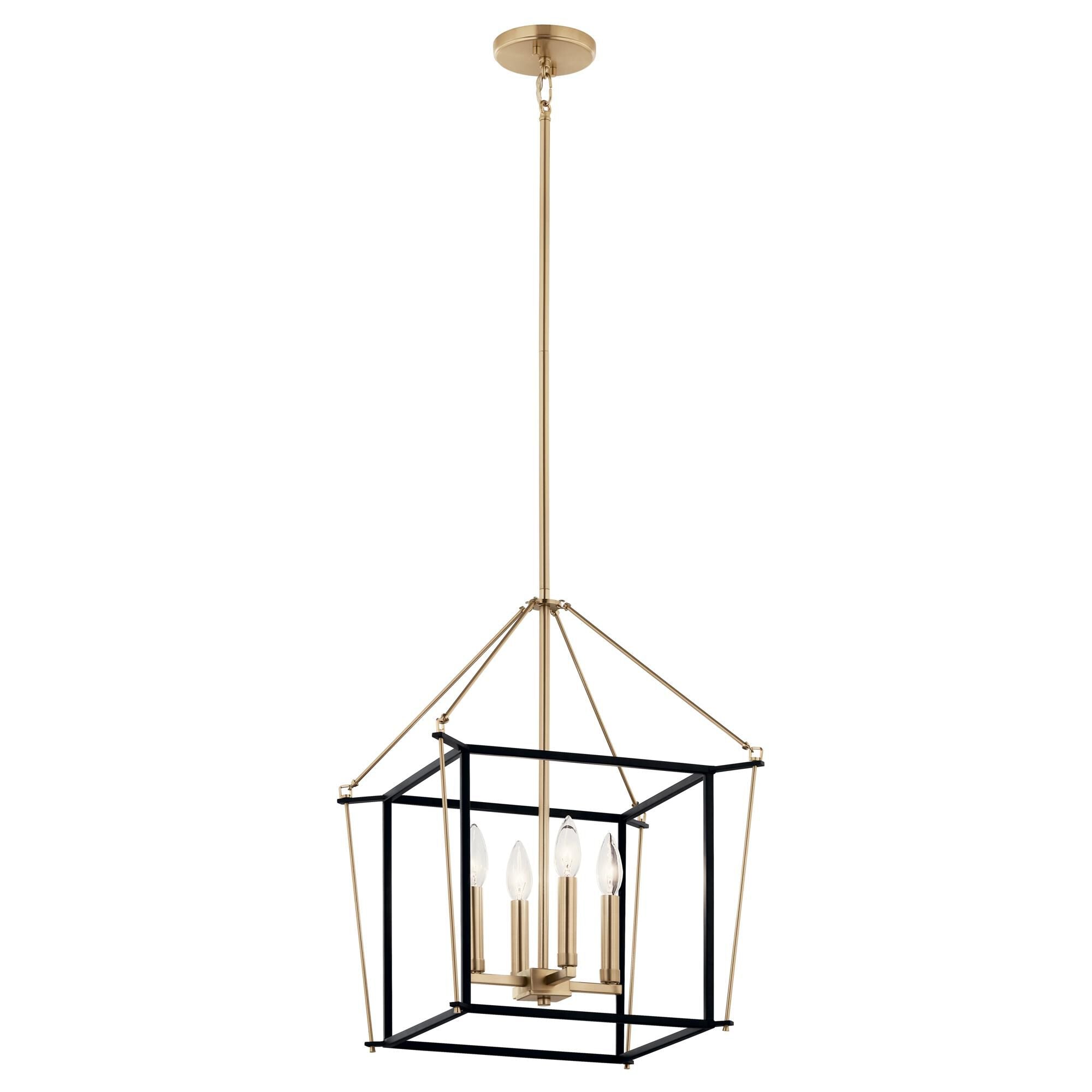 Kichler Lighting Eisley 16 Inch Cage Pendant Eisley - 52626CPZ - Modern Contemporary