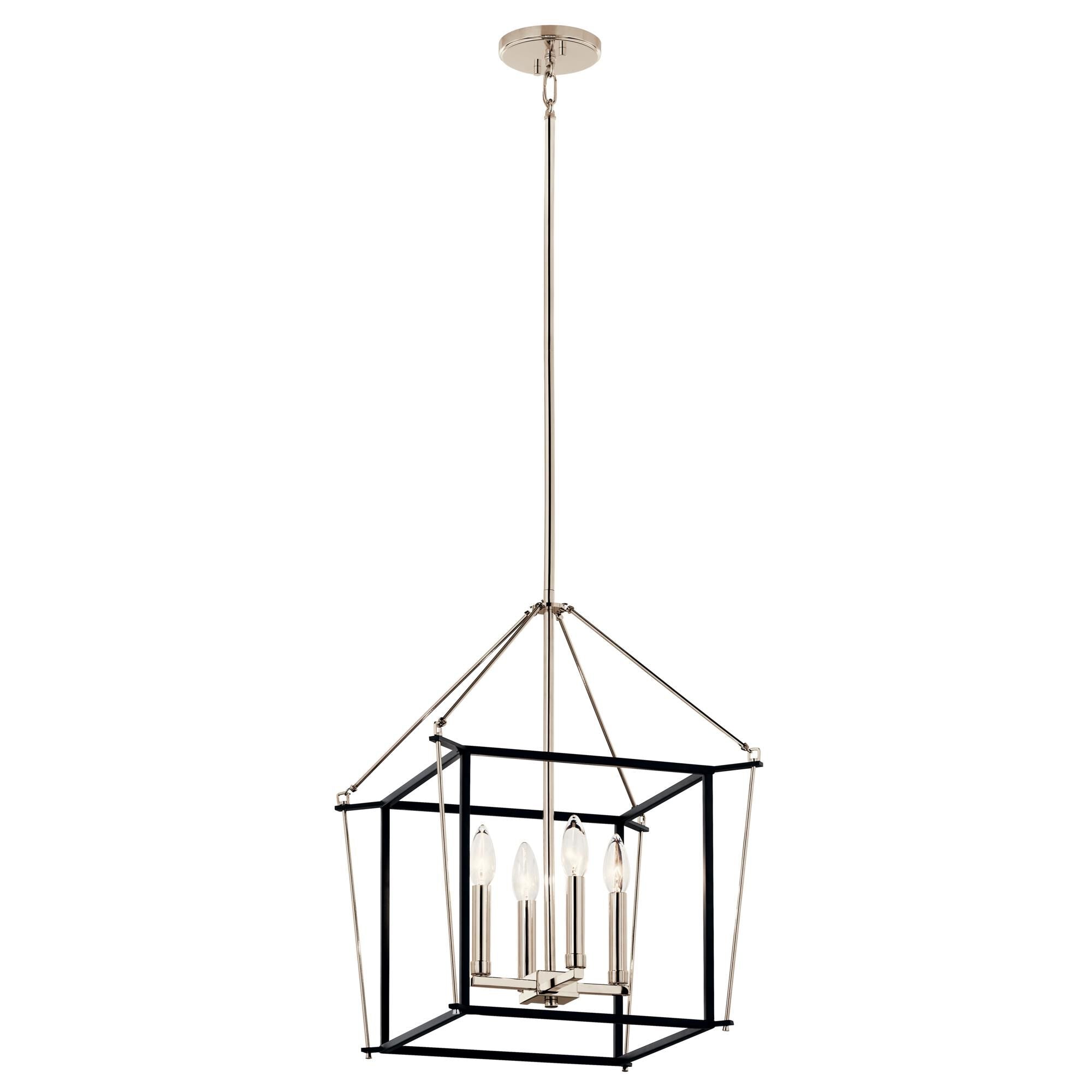 Kichler Lighting Eisley 16 Inch Cage Pendant Eisley - 52626PN - Modern Contemporary