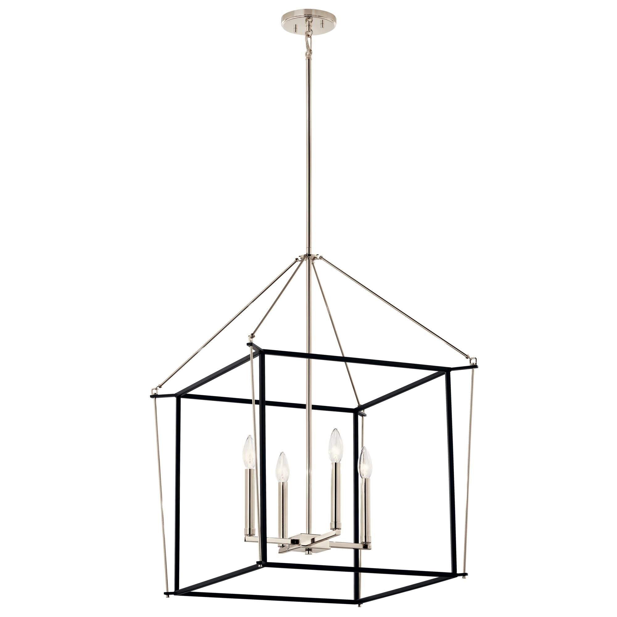 Kichler Lighting Eisley 22 Inch Cage Pendant Eisley - 52627PN - Modern Contemporary