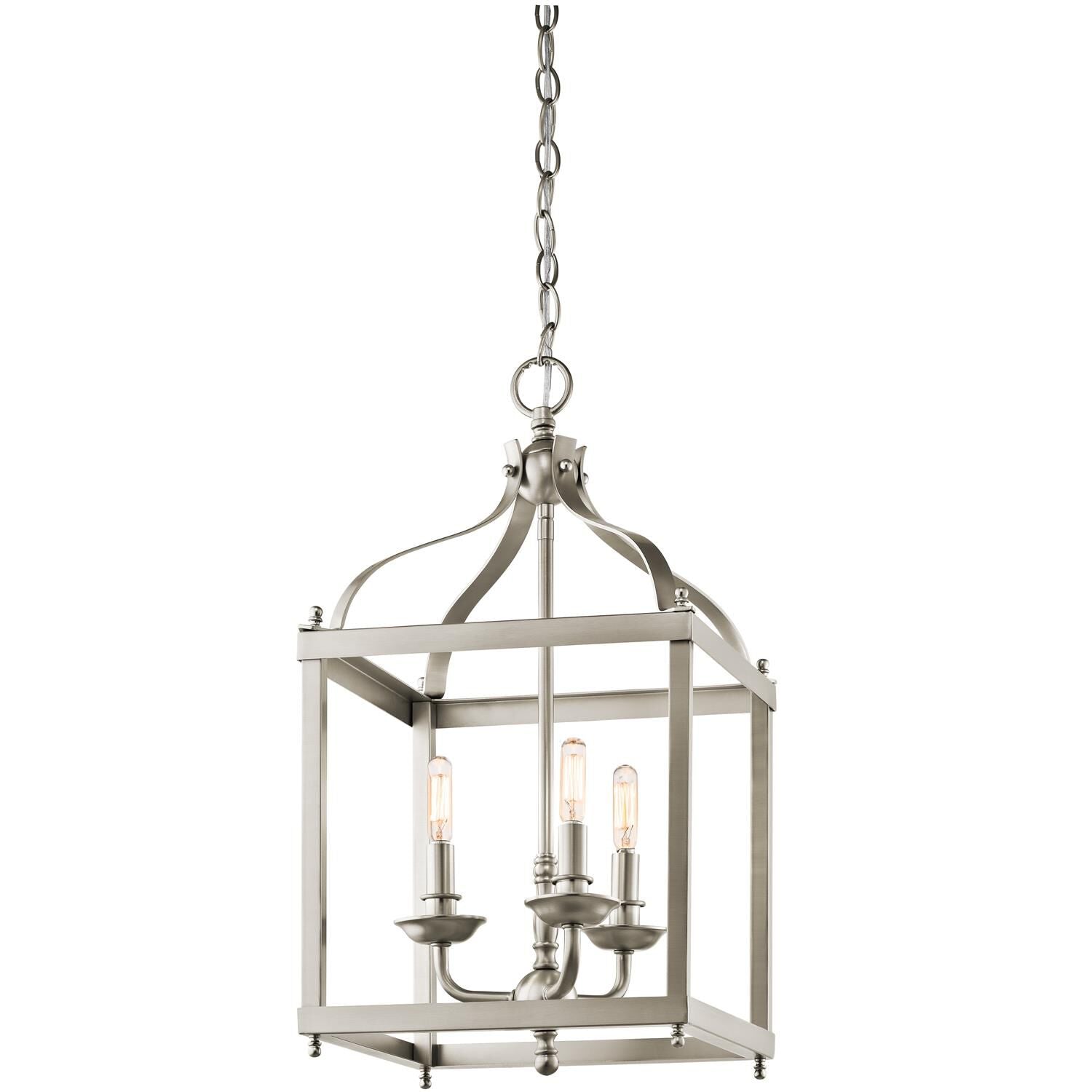 Kichler Lighting Larkin 12 Inch Cage Pendant Larkin - 42566NI - Transitional
