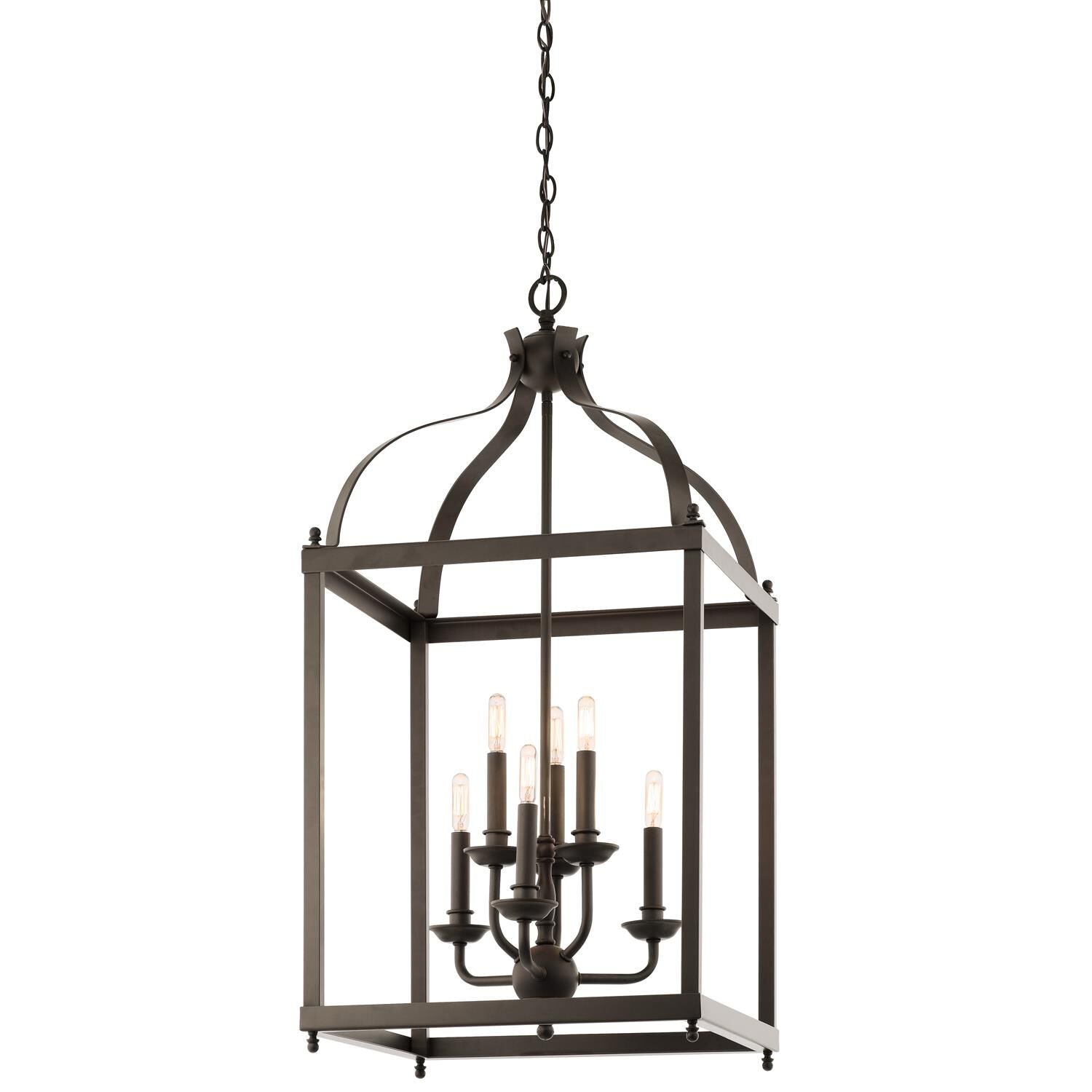 Kichler Lighting Larkin 18 Inch Cage Pendant Larkin - 42568OZ - Transitional
