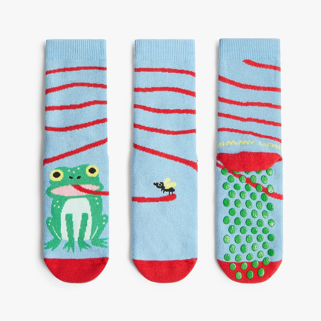 Calcetines Antideslizantes Infantiles | Kids Non-Slip Fly Frog | Jimmy Lion