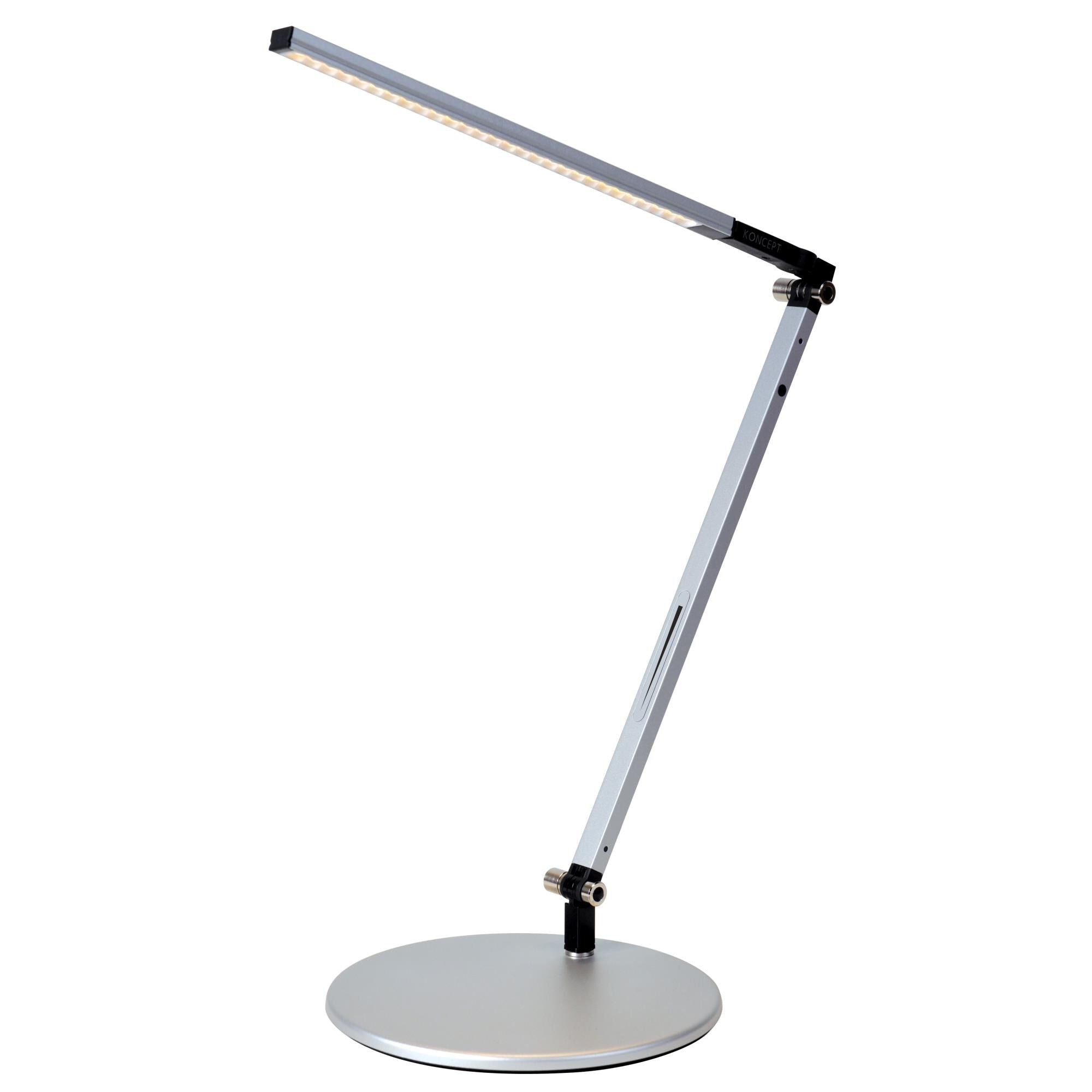 Koncept Z-Bar Solo Mini 15 Inch Desk Lamp Z-Bar Solo Mini - AR1100-CD-SIL-DSK - Modern Contemporary