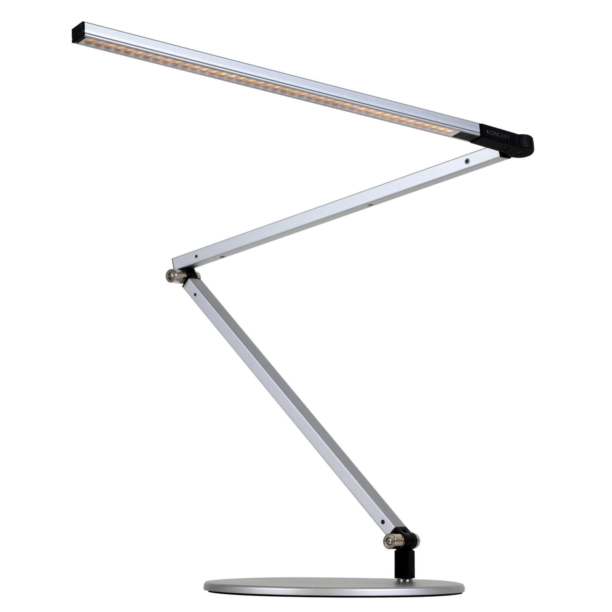 Koncept Z-Bar 16 Inch Desk Lamp Z-Bar - AR3000-CD-SIL-DSK - Modern Contemporary
