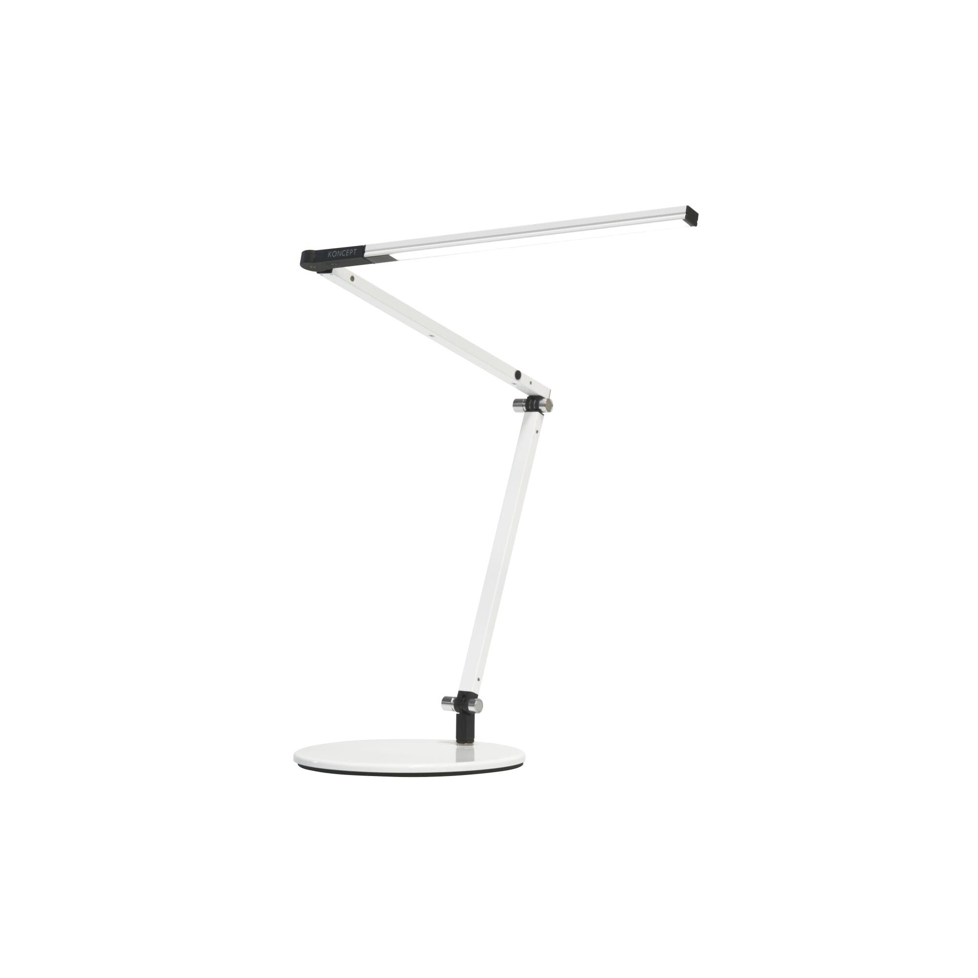 Koncept Peter Ng Z-Bar 25 Inch Desk Lamp Z-Bar - AR3100-WD-WHT-DSK - Modern Contemporary