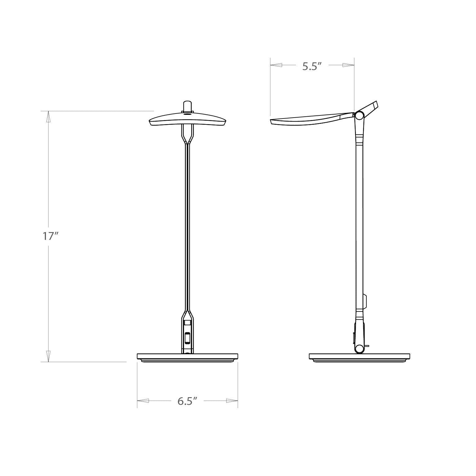 Koncept Kenneth Ng, Edmund Ng Splitty 17 Inch Desk Lamp Splitty - SPY-W-MTB-USB-DSK - Modern Contemporary
