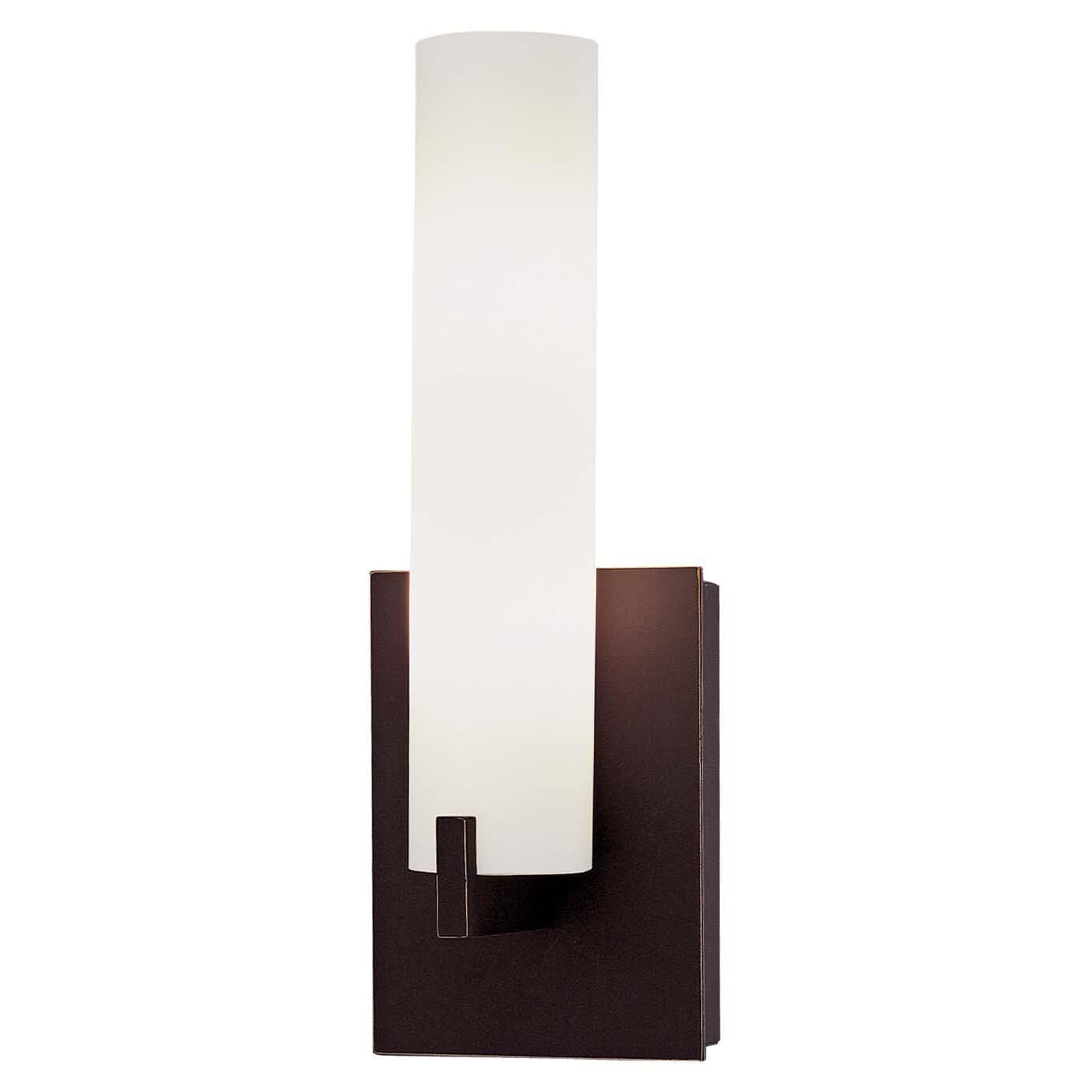 Kovacs Tube 13 Inch Wall Sconce Tube - P5040-37B - Modern Contemporary