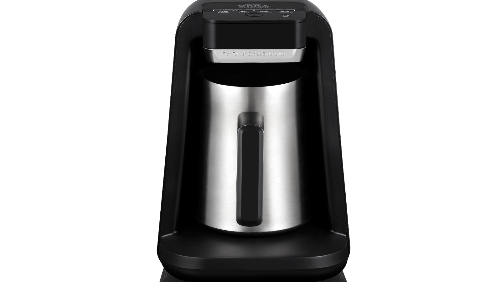 Arzum Okka Rich Turkish Coffee and Hot Beverage Maker: Turkish coffee maker Black with Silver trim