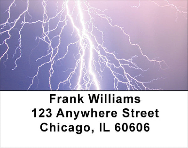 Electrical Storm Address Labels