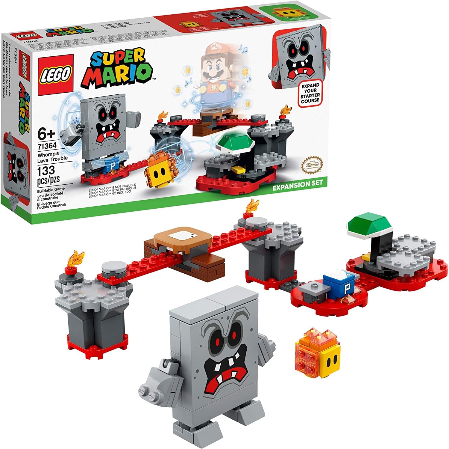LEGO Super Mario Whomps Lava Trouble 71364 | 133 Piece Expansion Set