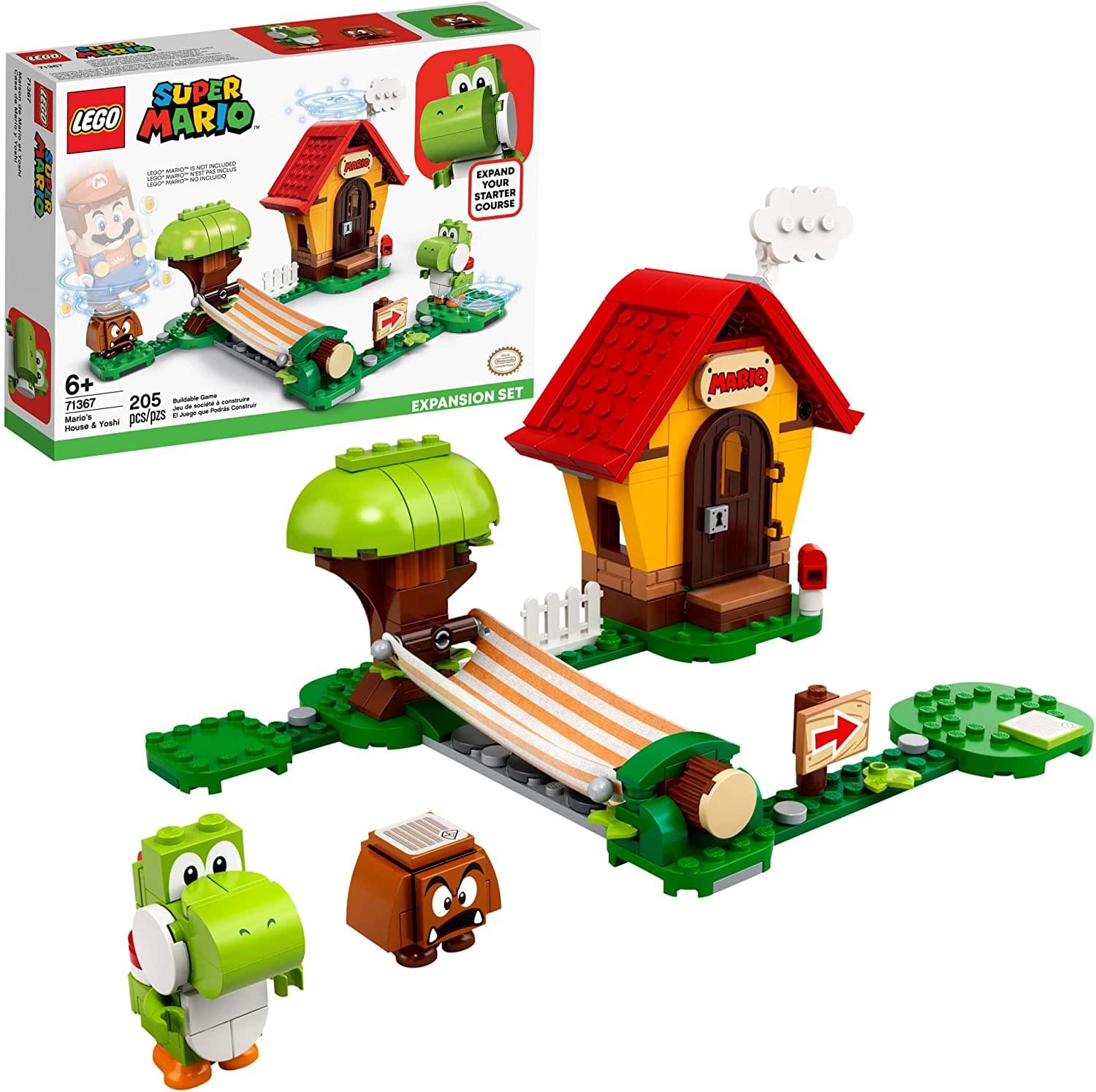 LEGO Super Mario Marios House & Yoshi 71367 | 205 Piece Expansion Set