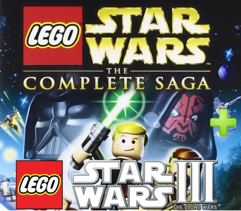 LEGO Star Wars: The Complete Saga and Star Wars III: The Clone Wars Bundle Steam CD Key