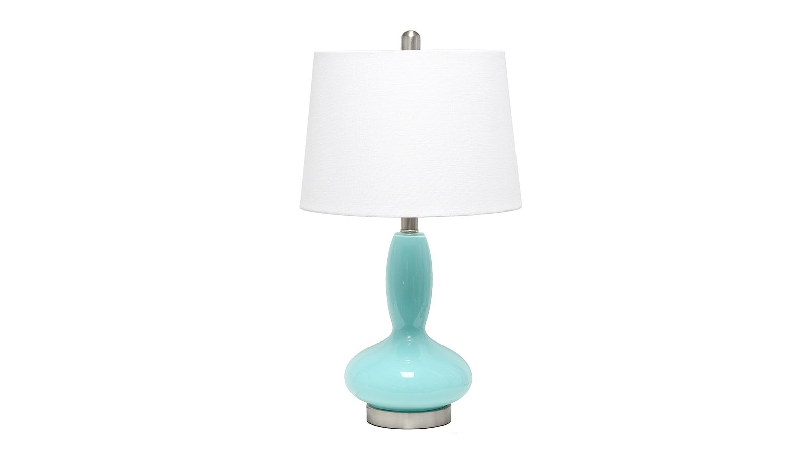 All the Rages Glass Dollop Table Lamp Seafoam