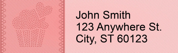Valentine Treats Narrow Address Labels
