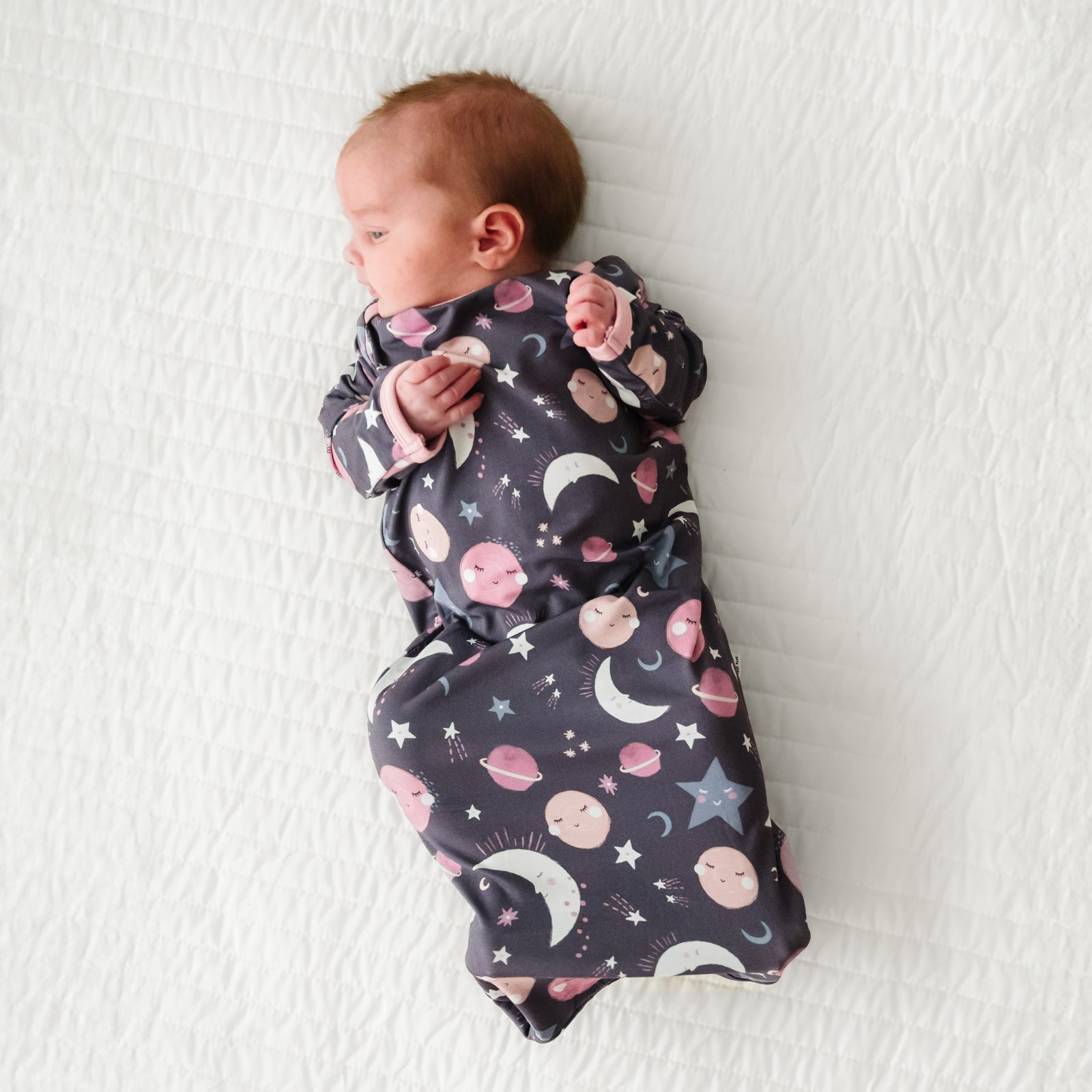 Pink To the Moon & Back Infant Gown