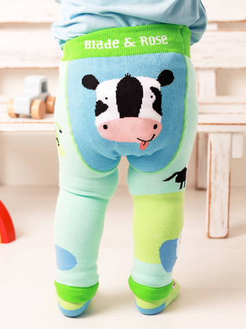Blade & Rose Bailey the Cow Leggings 0-6 Months