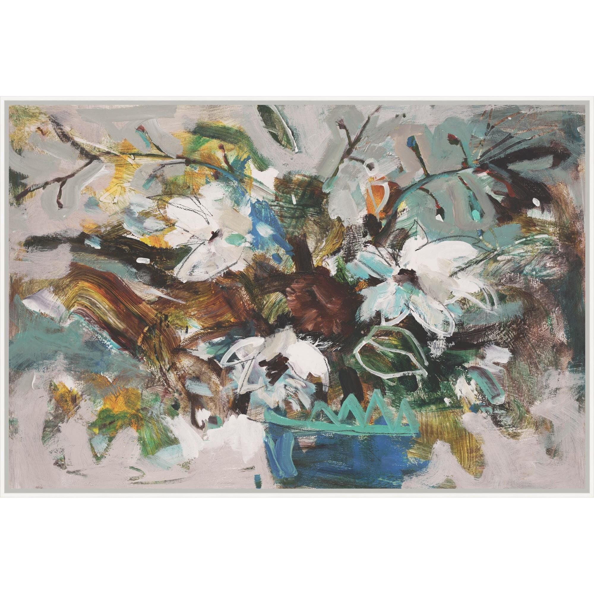 Level 57 Studio L57 Impressions Blue Vase Print Blue Vase - D2758S55173-4602 - Transitional