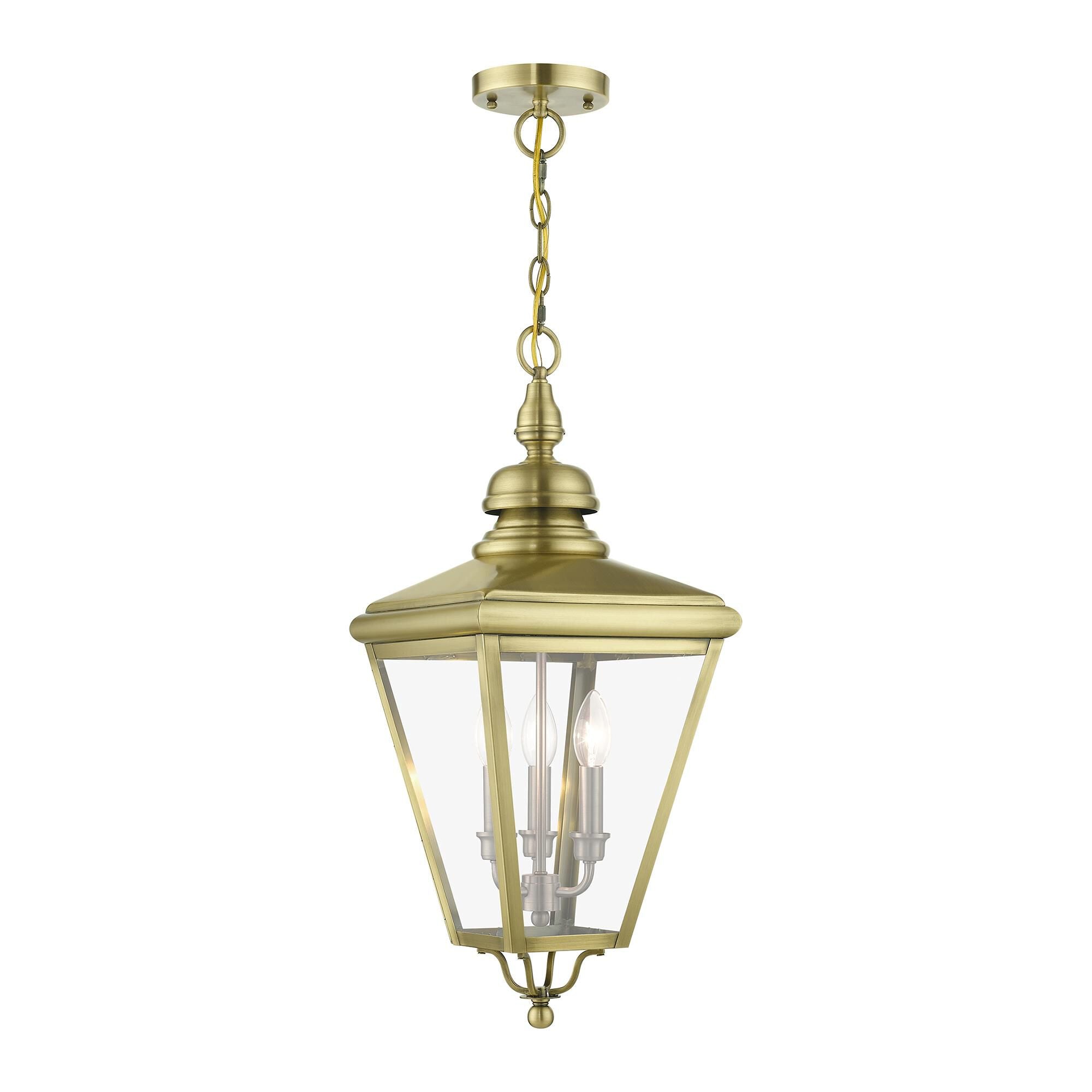 Livex Lighting Adams Cage Pendant Adams - 27377-01 - Craftsman-Mission