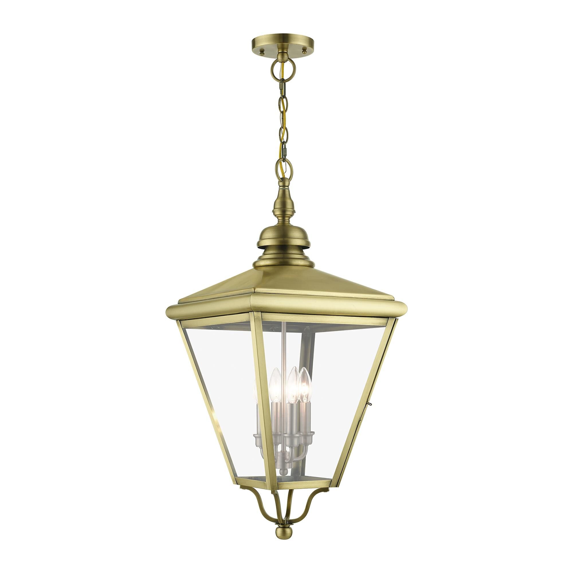 Livex Lighting Adams Cage Pendant Adams - 27378-01 - Craftsman-Mission