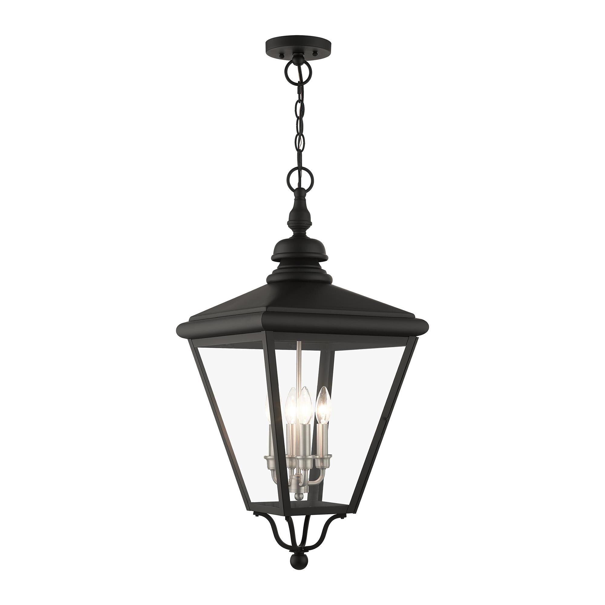 Livex Lighting Adams Cage Pendant Adams - 27378-04 - Craftsman-Mission