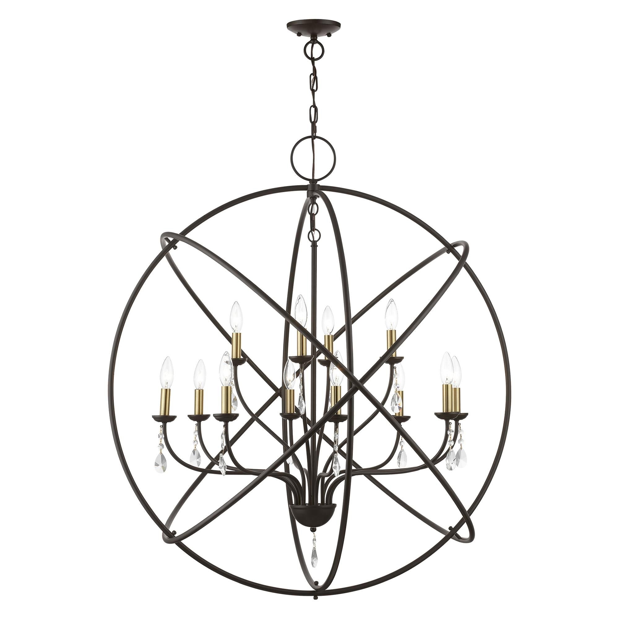 Livex Lighting Aria 12 Inch Cage Pendant Aria - 40909-07 - Transitional