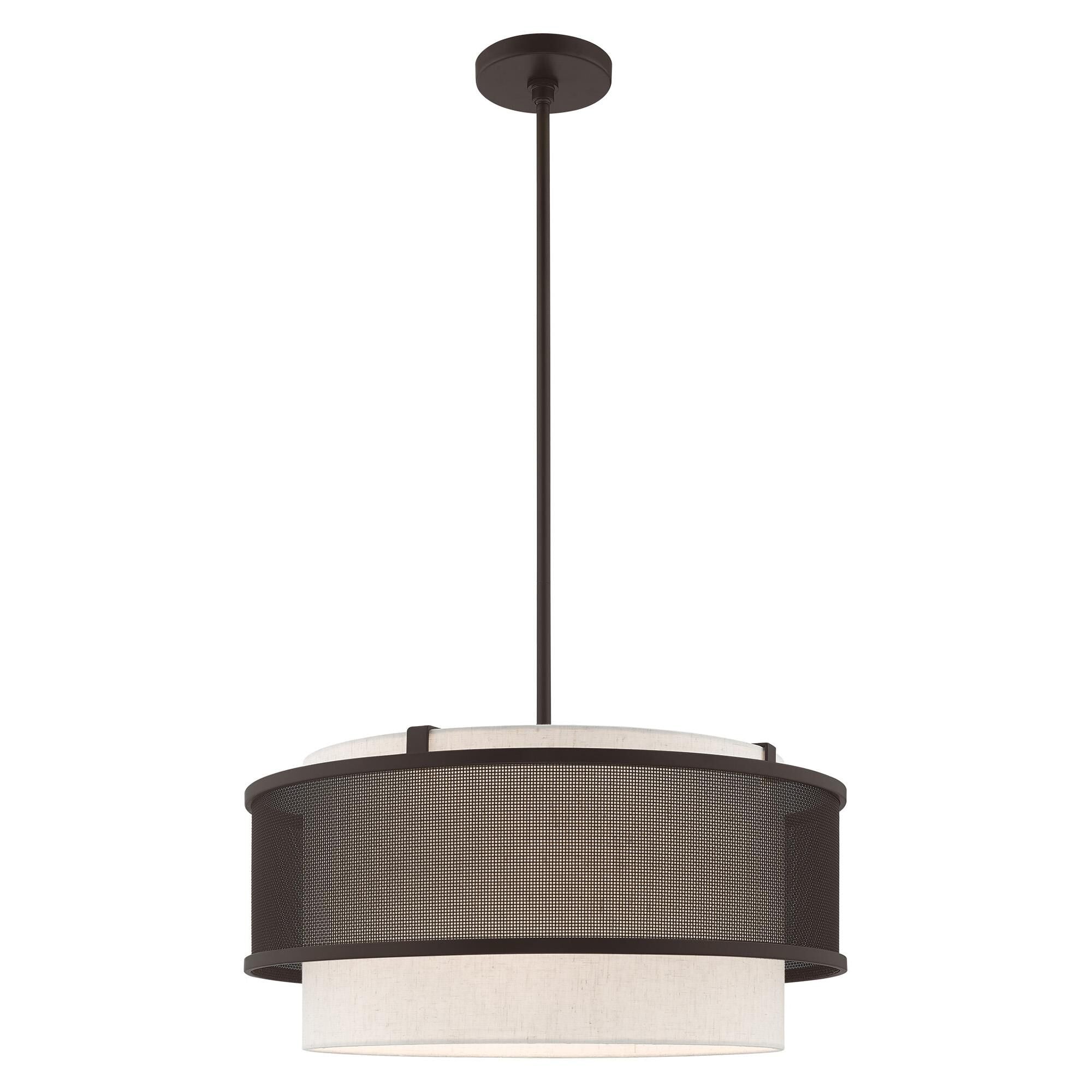 Livex Lighting Braddock Large Pendant Braddock - 41205-07 - Transitional