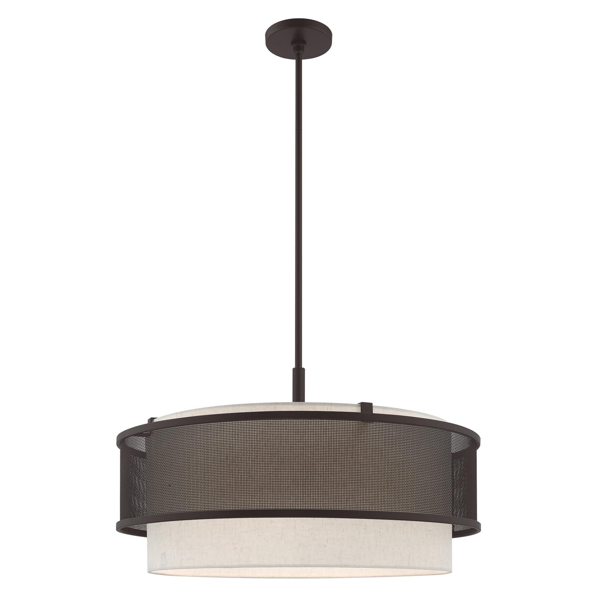 Livex Lighting Braddock Large Pendant Braddock - 41206-07 - Transitional