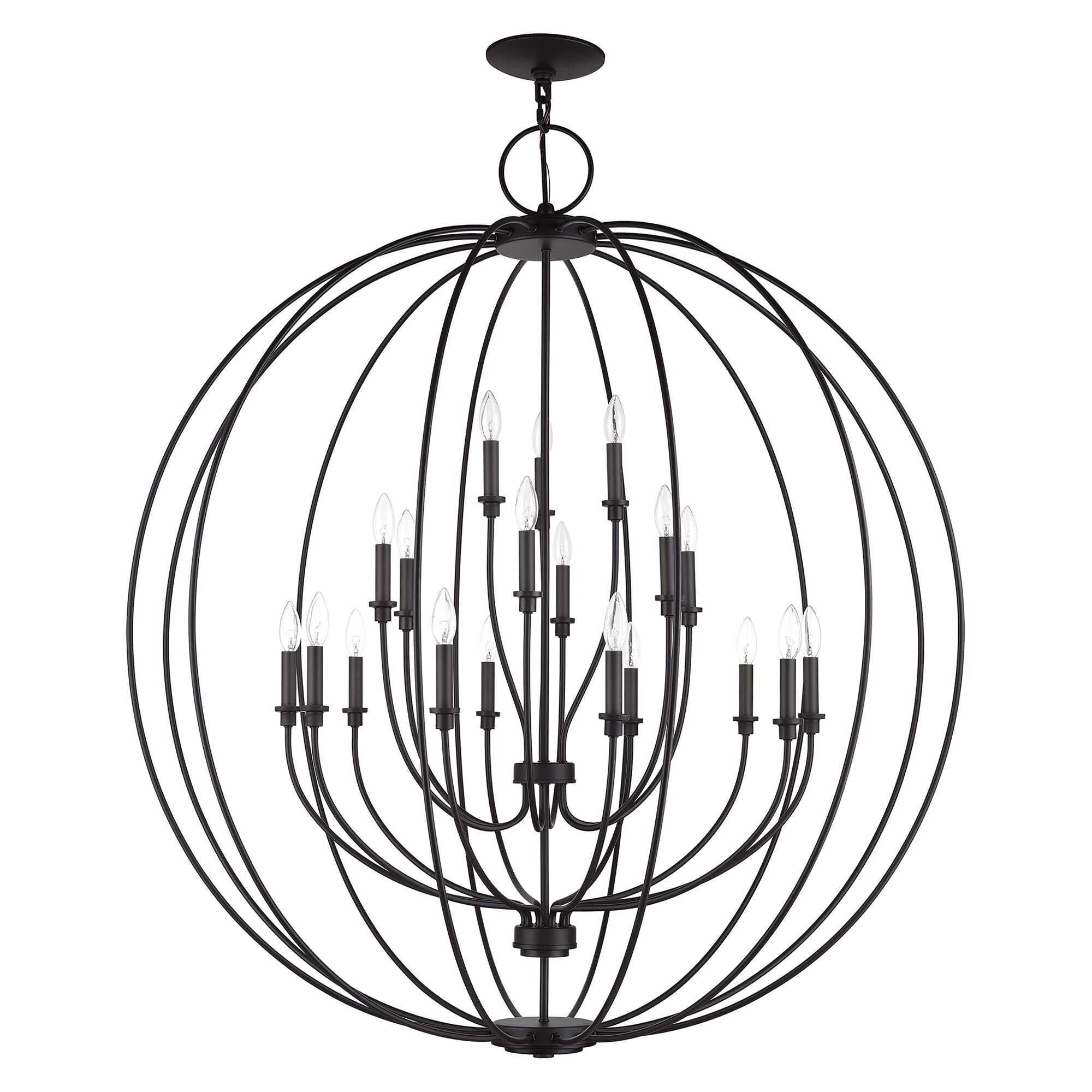 Livex Lighting Milania 48 Inch Cage Pendant Milania - 46991-07 - Transitional