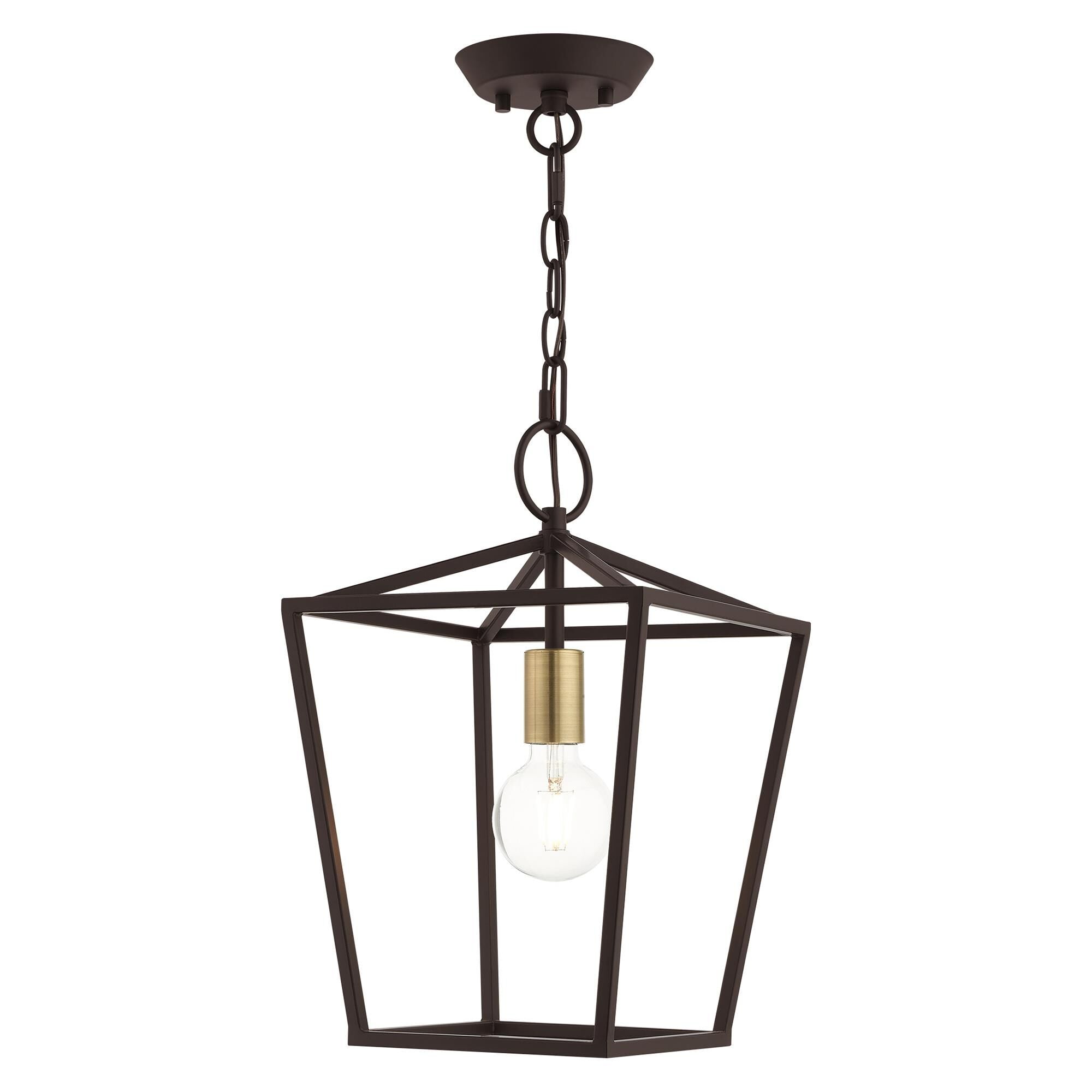 Livex Lighting Devone Cage Pendant Devone - 49432-07 - Transitional