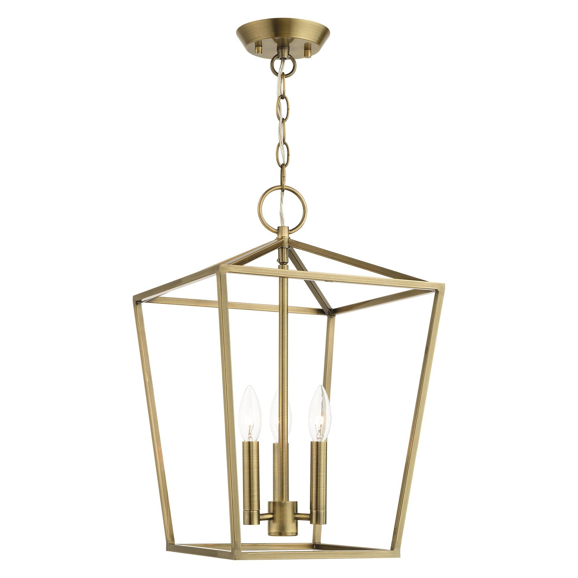 Livex Lighting Devone 12 Inch Cage Pendant Devone - 49433-01 - Transitional