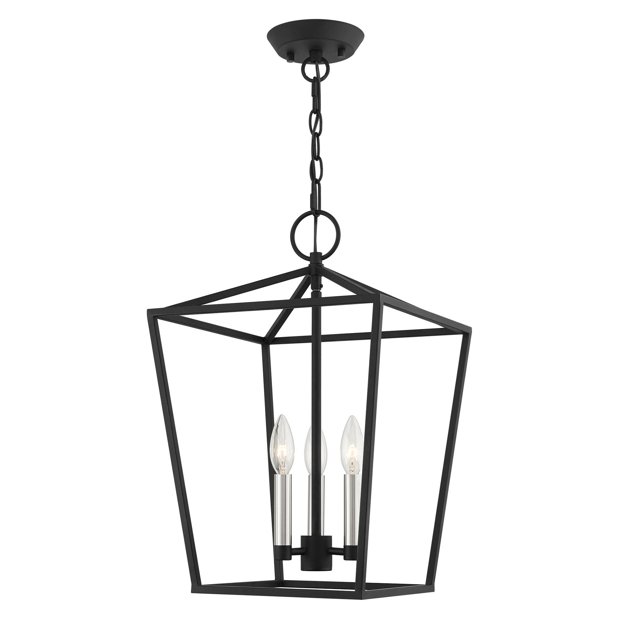 Livex Lighting Devone 12 Inch Cage Pendant Devone - 49433-04 - Transitional