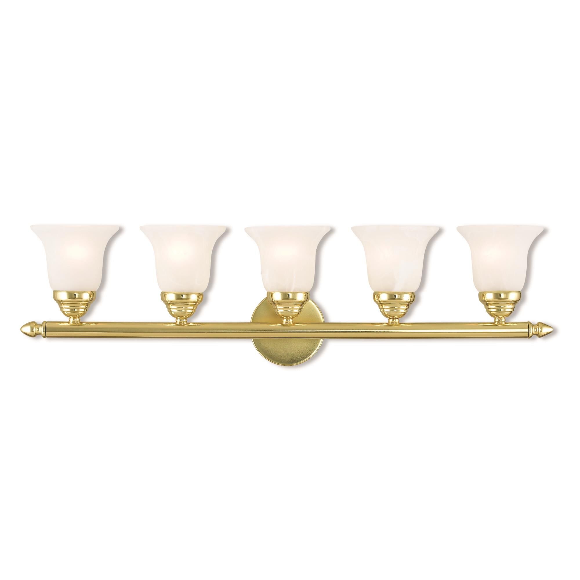 Livex Lighting Home Basics 32 Inch 5 Light Bath Vanity Light Home Basics - 1065-02 - Traditional