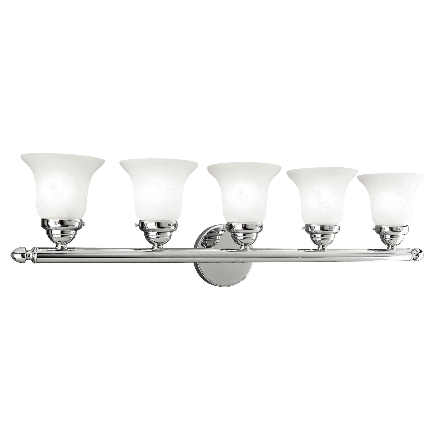 Livex Lighting Home Basics 32 Inch 5 Light Bath Vanity Light Home Basics - 1065-05 - Traditional