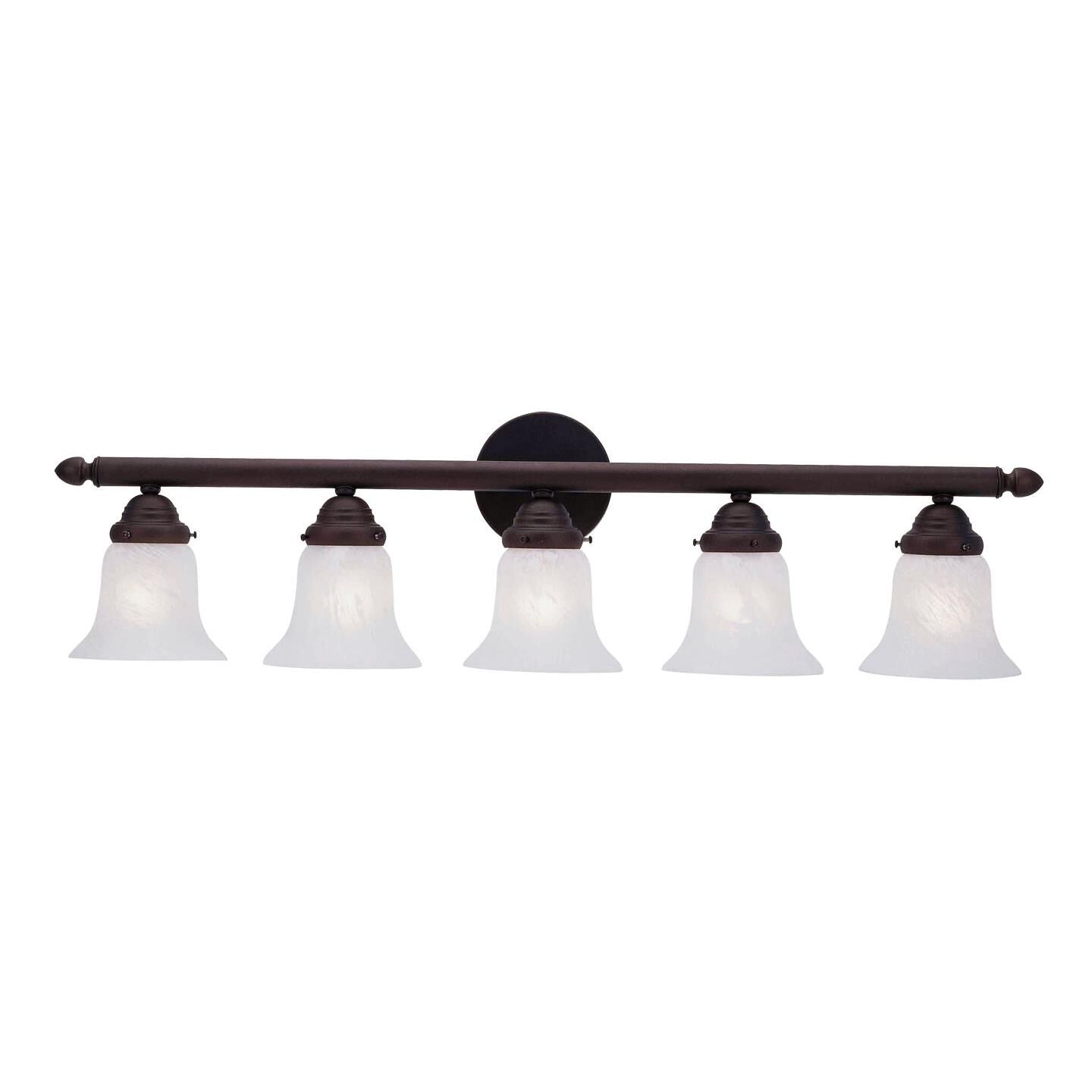 Livex Lighting Home Basics 32 Inch 5 Light Bath Vanity Light Home Basics - 1065-07 - Traditional