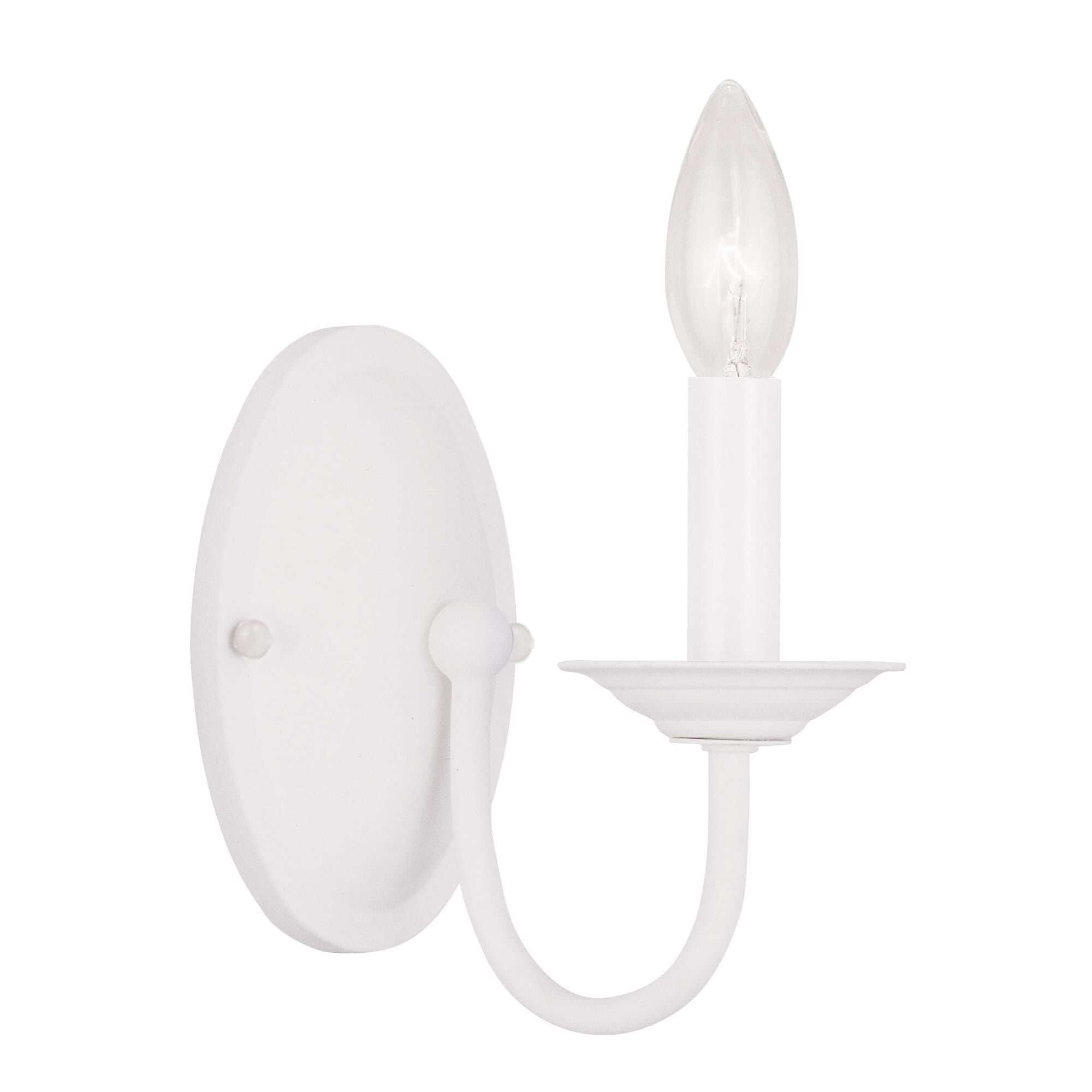 Livex Lighting Home Basics 7 Inch Wall Sconce Home Basics - 4151-03 - Transitional