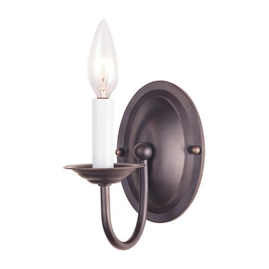 Livex Lighting Home Basics 7 Inch Wall Sconce Home Basics - 4151-07 - Transitional