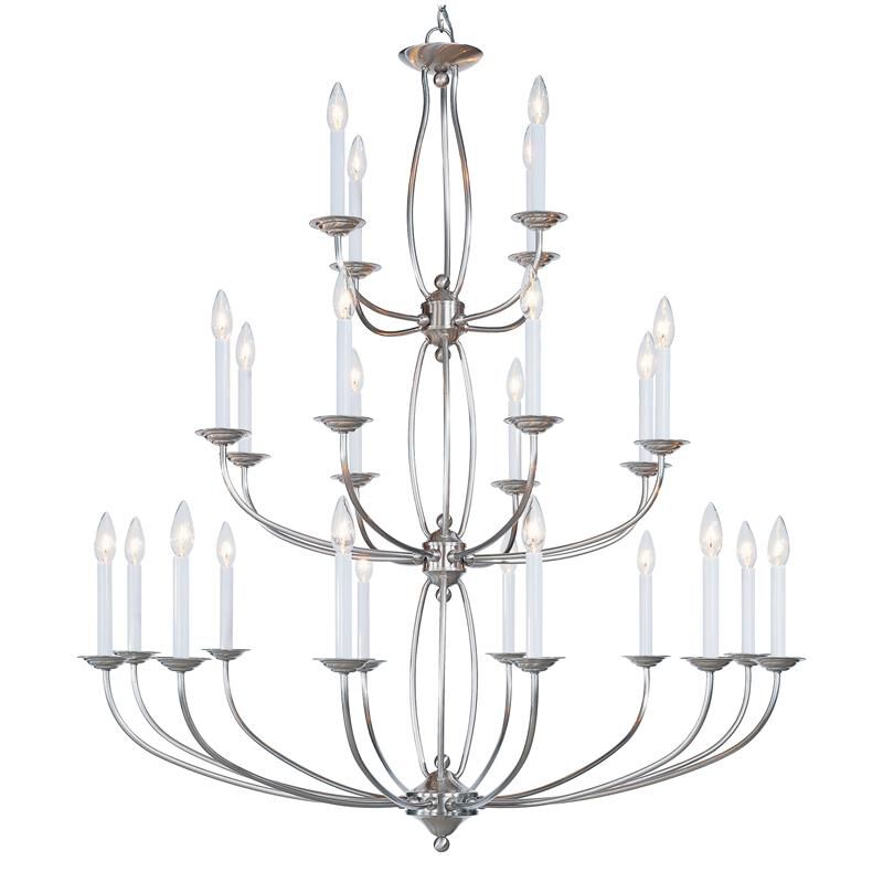 Livex Lighting Home Basics 42 Inch 24 Light Chandelier Home Basics - 4180-91 - Transitional