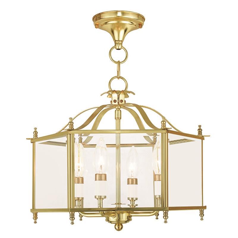 Livex Lighting Livingston 15 Inch Cage Pendant Livingston - 4398-02 - Traditional