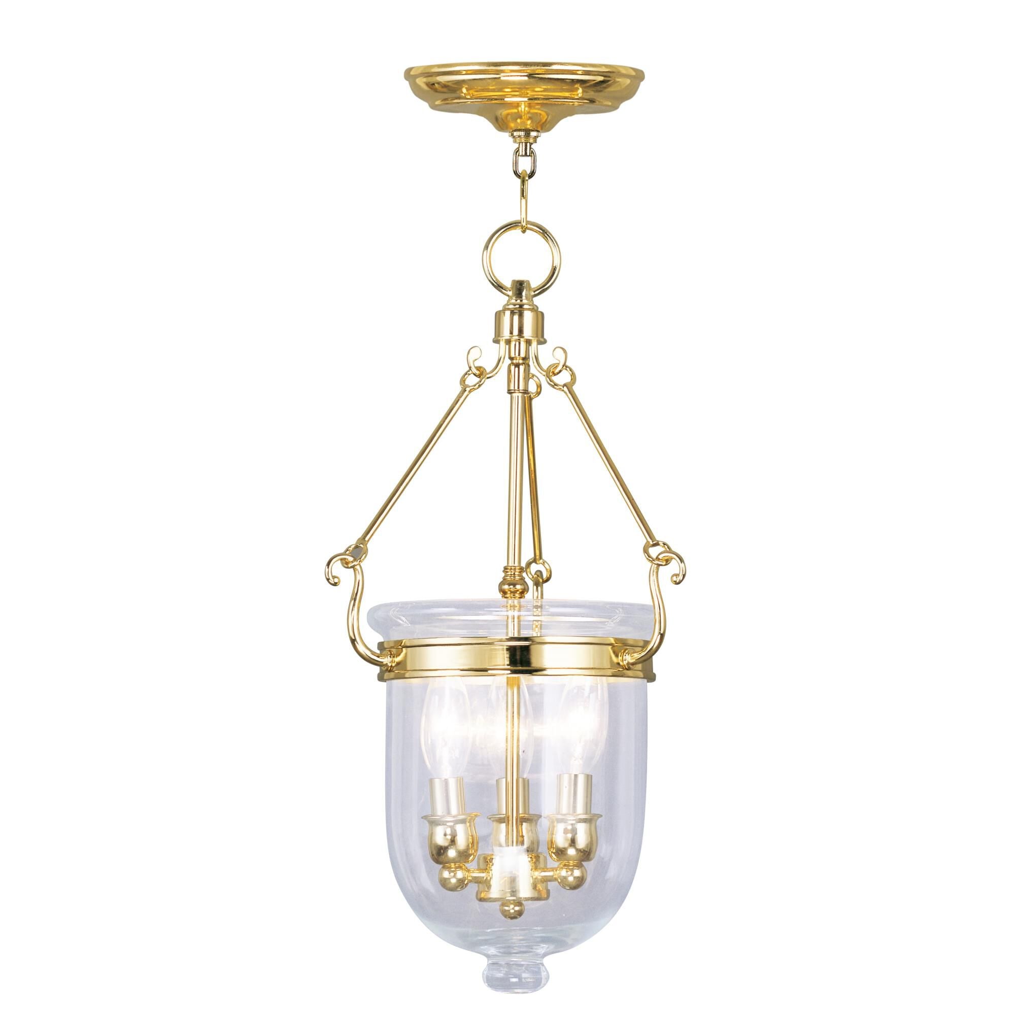Livex Lighting Jefferson 10 Inch Cage Pendant Jefferson - 5063-02 - Traditional