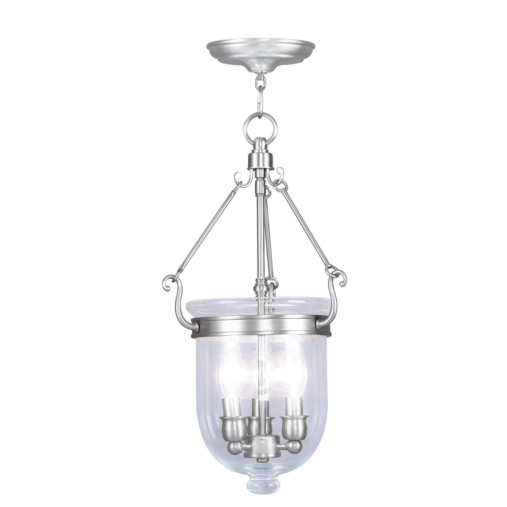 Livex Lighting Jefferson 10 Inch Cage Pendant Jefferson - 5063-91 - Traditional