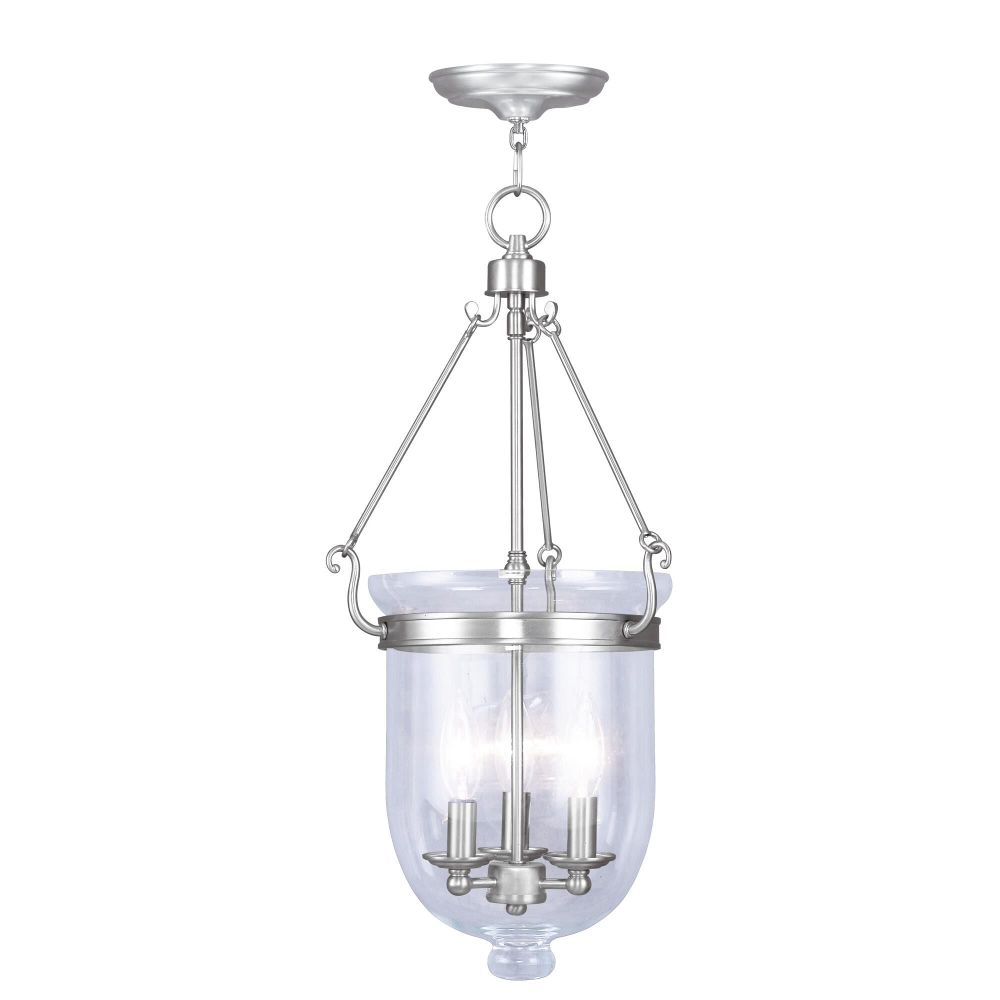 Livex Lighting Jefferson 12 Inch Cage Pendant Jefferson - 5064-91 - Traditional
