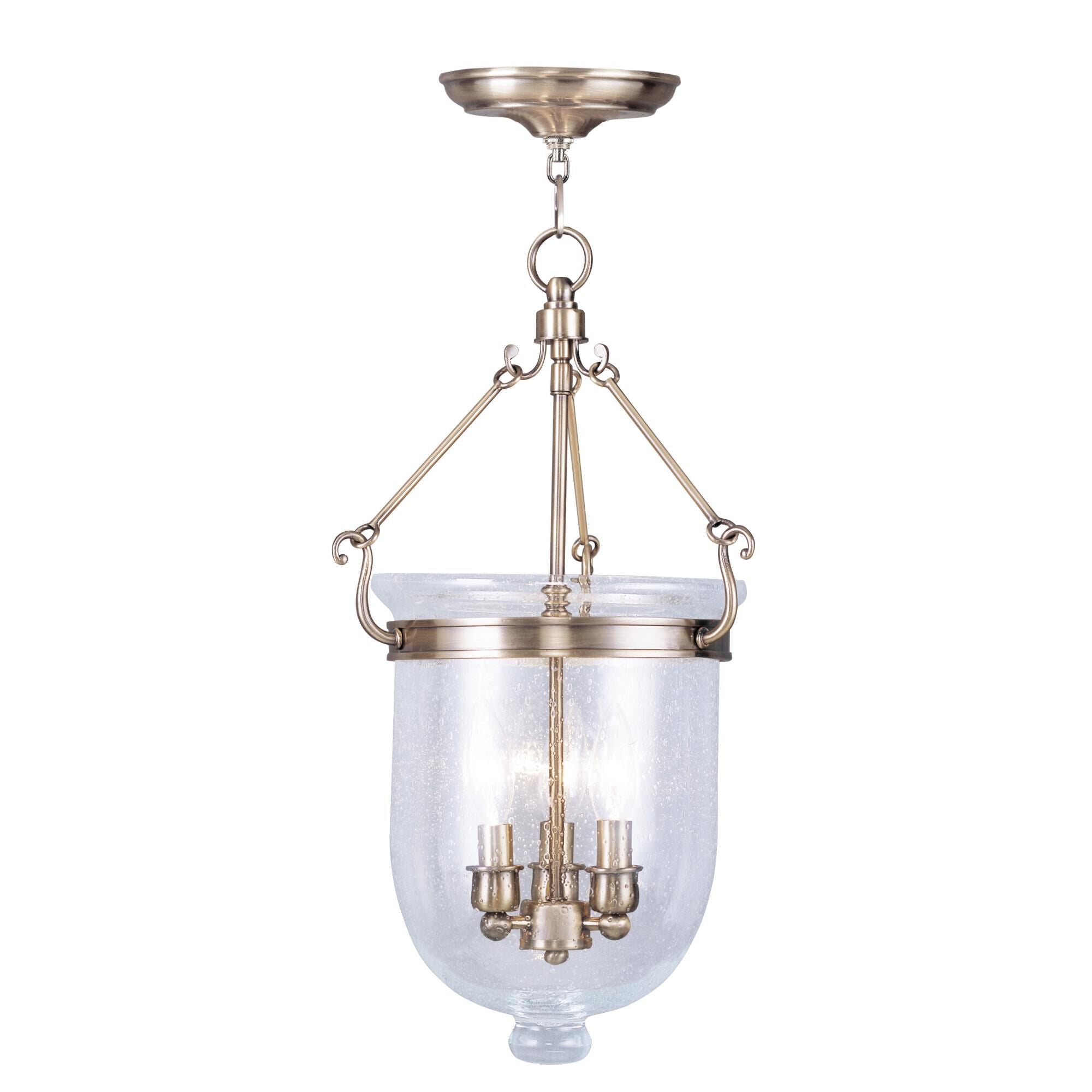 Livex Lighting Jefferson 10 Inch Cage Pendant Jefferson - 5083-01 - Traditional