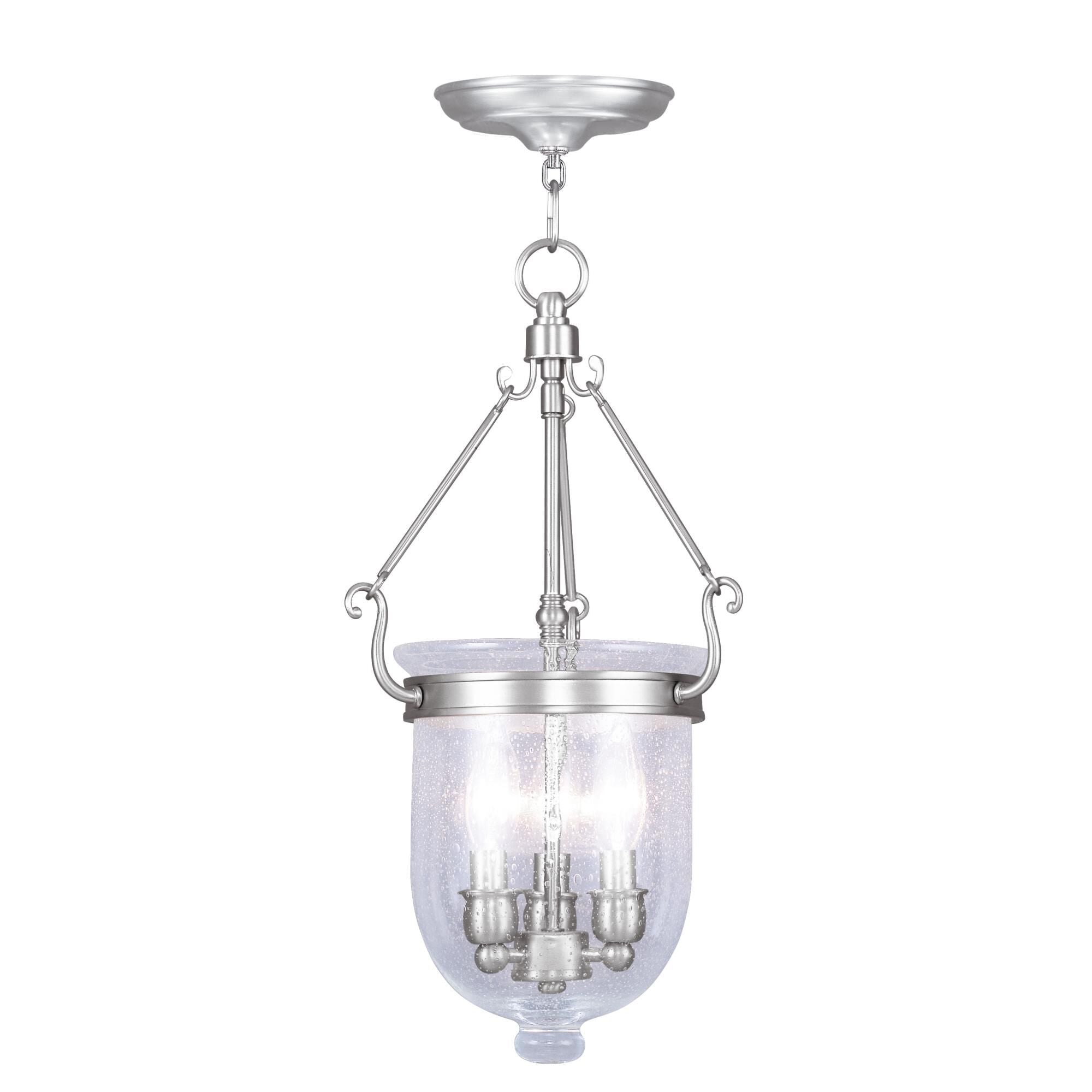 Livex Lighting Jefferson 10 Inch Cage Pendant Jefferson - 5083-91 - Traditional