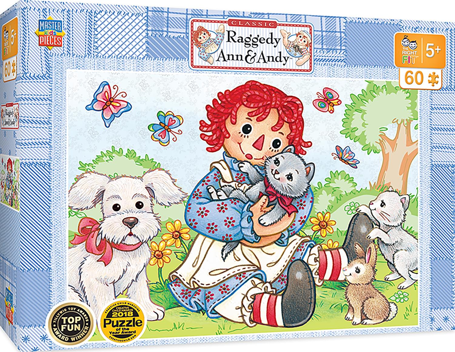 Raggedy Ann & Andy Best Friends 60 Piece Jigsaw Puzzle